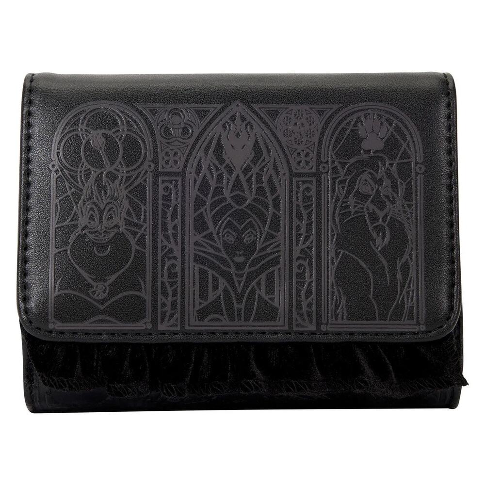 Loungefly Disney Villains Stained Glass Wallet- NWT